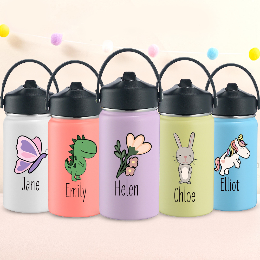 Personalized BPA Free 12oz Stainless Steel Water Bottle | YouBottle95