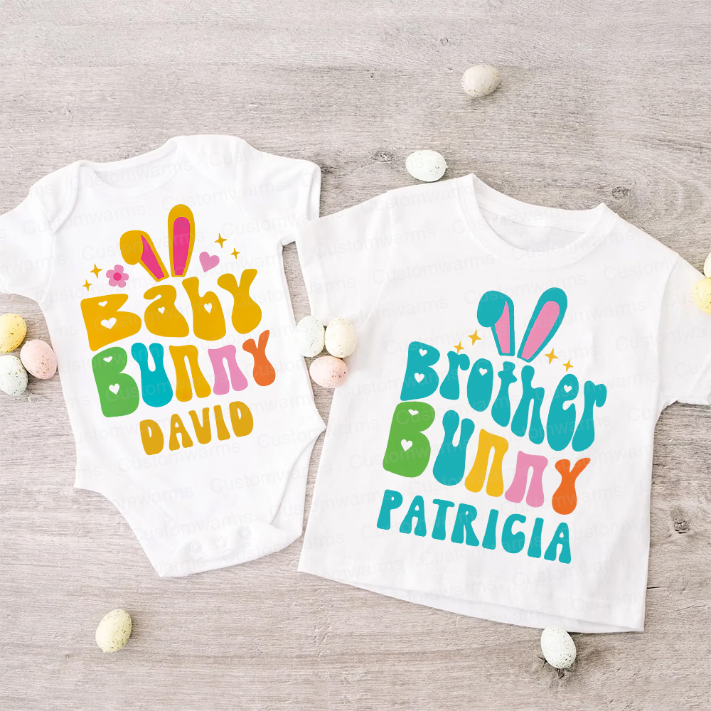 Personalized Family Happy Easter Matching Shirt | CWEaster75