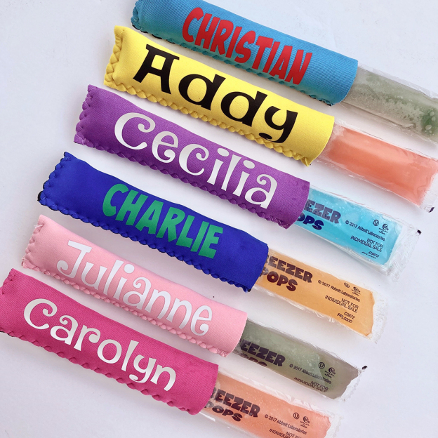 Personalized Icy Frozen Yogurt Popsicle Holder | CWBeach180