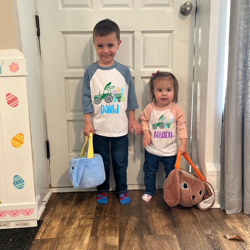 Personalized Kid Cozy Soft Easter Sweatshirt | inSweatshirt35