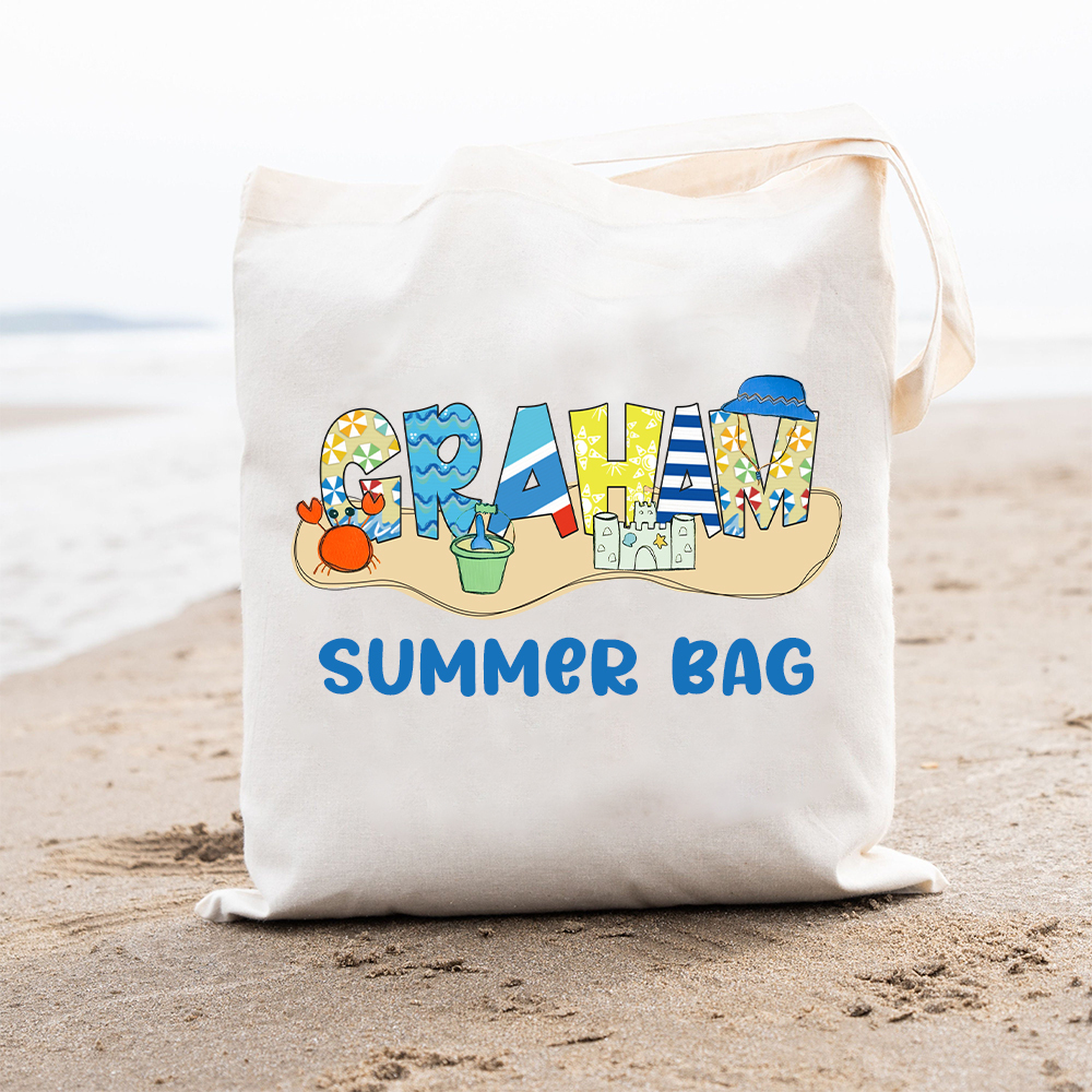 Personalized Kids Original Summer Beach Bag | CWBeach191