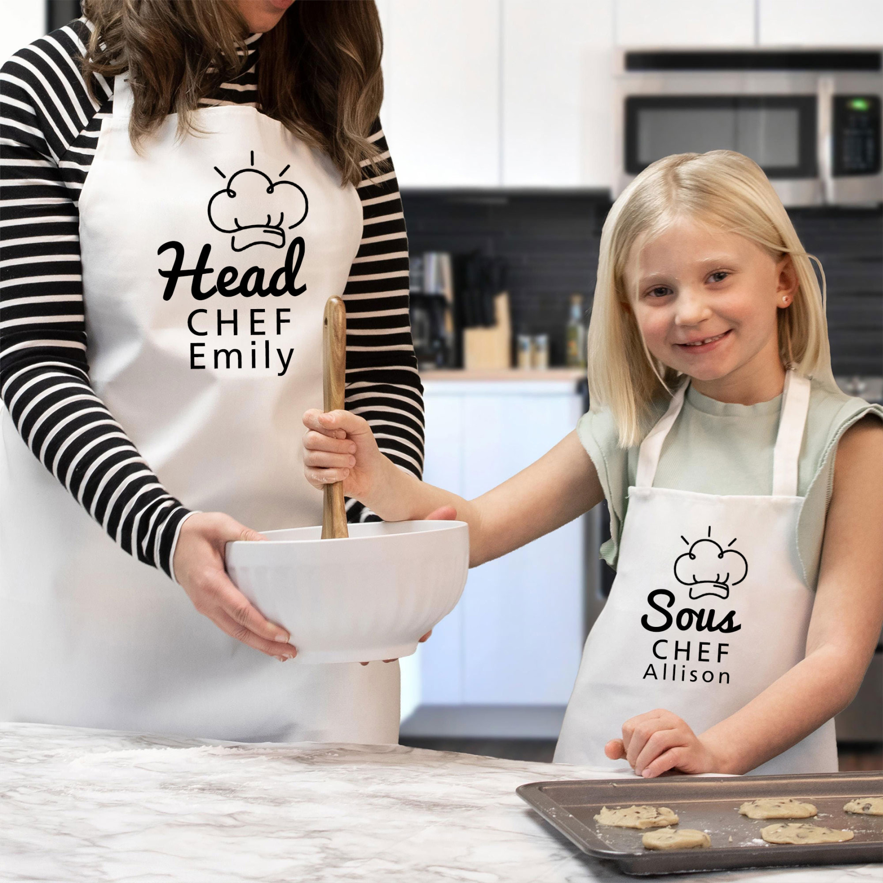 Personalised Multifunctional Waterproof Matching Family Apron | Apron3201