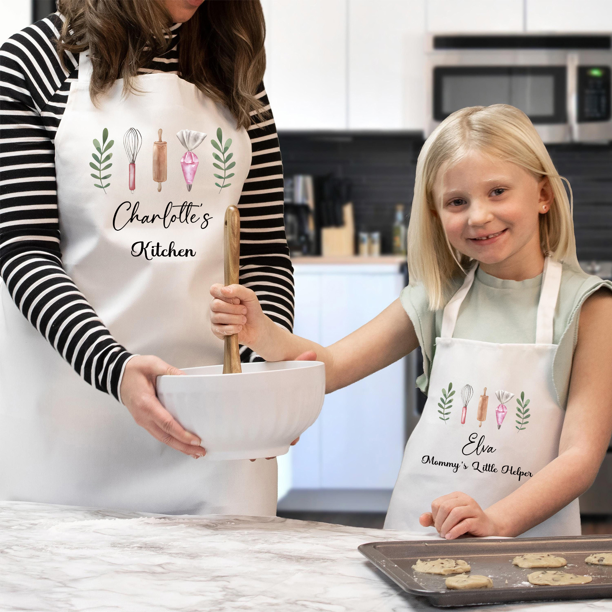 Personalised Multifunctional Waterproof Matching Family Apron | Apron40