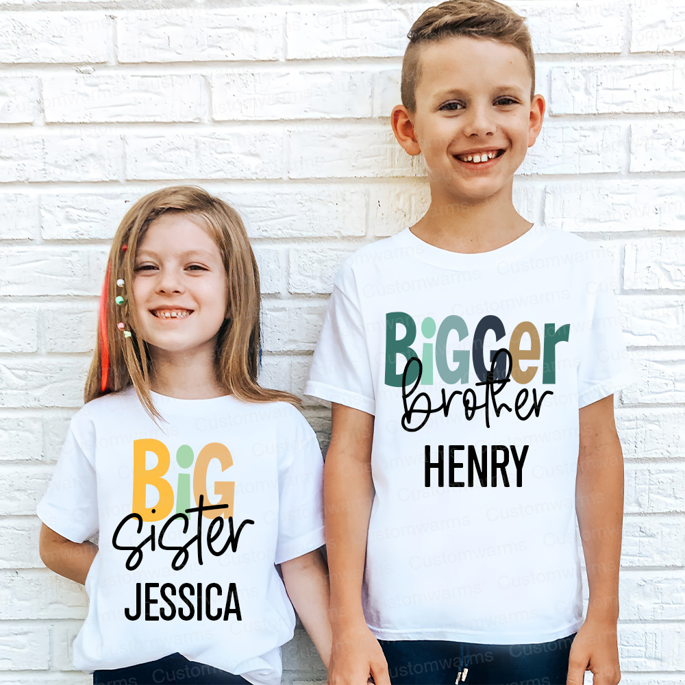 Personalized Matching Sibling Shirts | CWSibling04