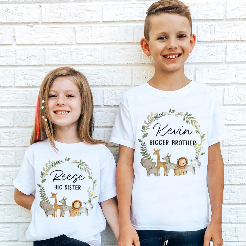 Personalized Matching Sibling Shirts | CWSibling06