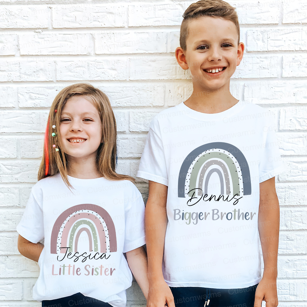 Personalized Matching Sibling Shirts | CWSibling09