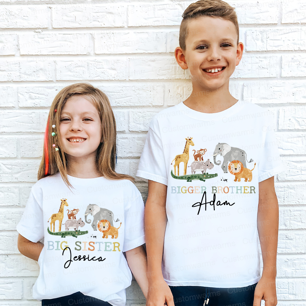 Personalized Matching Sibling Shirts | CWSibling12