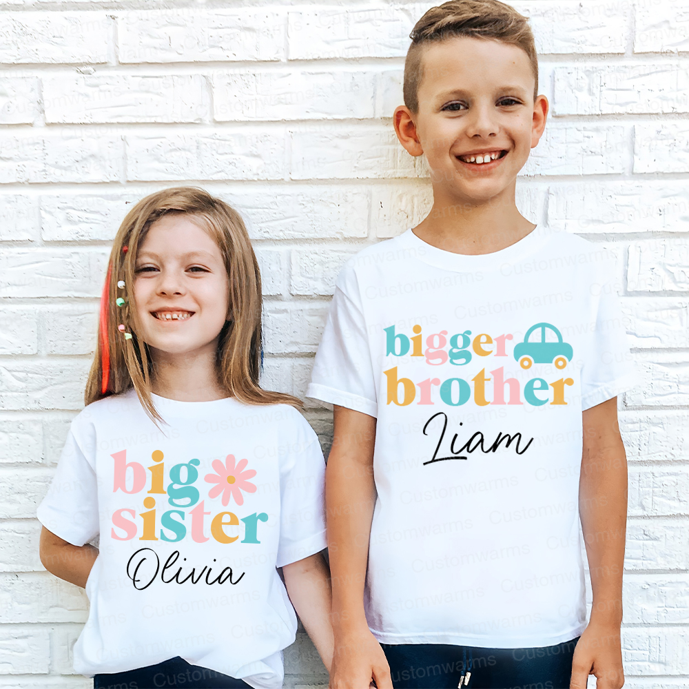Personalized Matching Sibling Shirts | CWSibling14