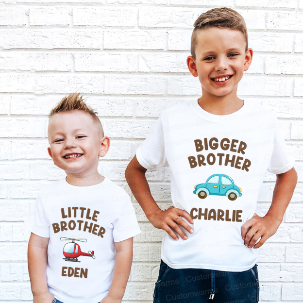Personalized Matching Sibling Shirts | CWSibling17