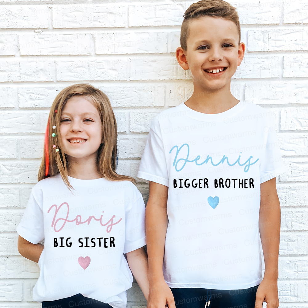 Personalized Matching Sibling Shirts | CWSibling18
