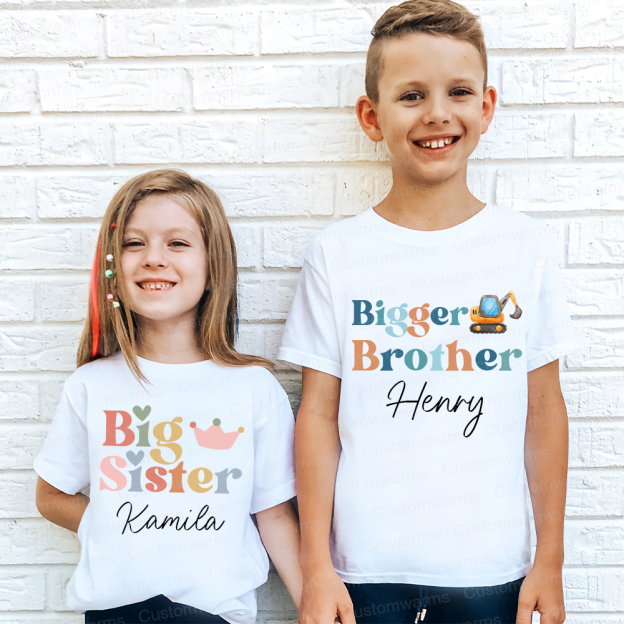 Personalized Matching Sibling Shirts | CWSibling20