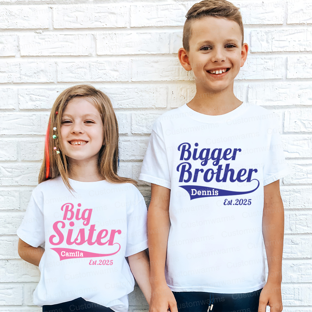 Personalized Matching Sibling Shirts | CWSibling23