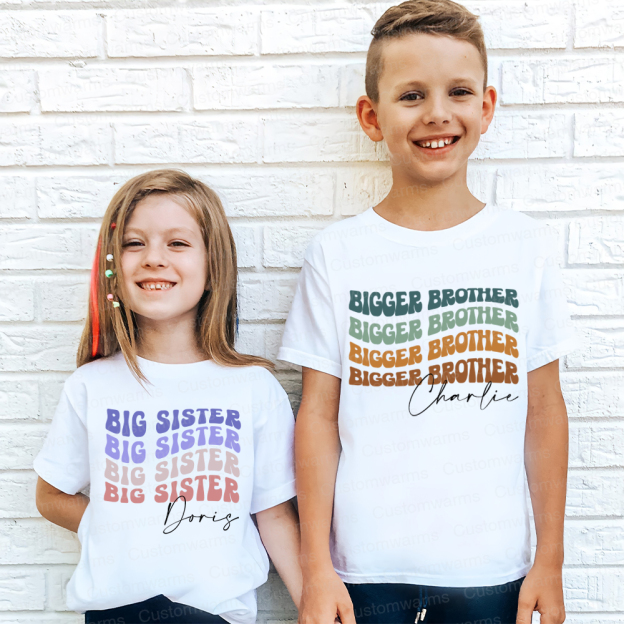 Personalized Matching Sibling Shirts | CWSibling24
