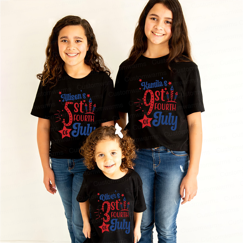 Personalized 4th of July Independence Day Shirts | CWBaby241