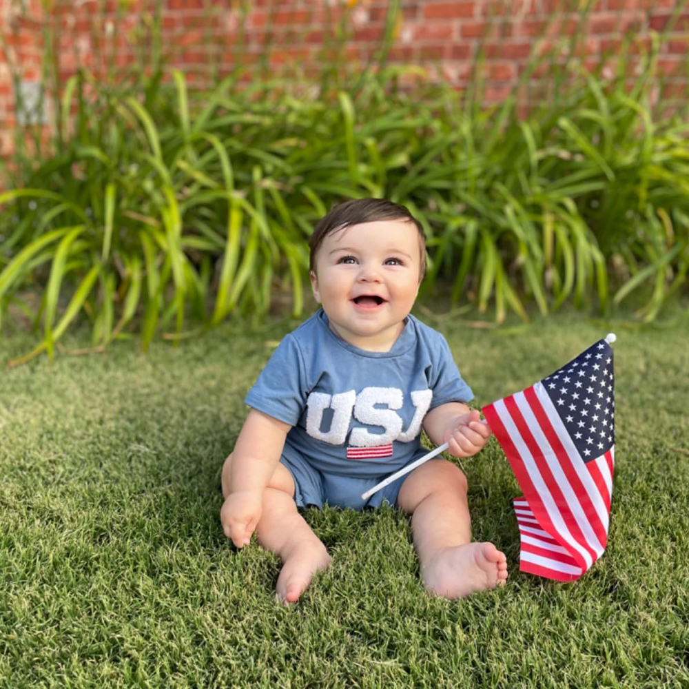 Personalized 4th of July Independence Day Romper | CWBaby247
