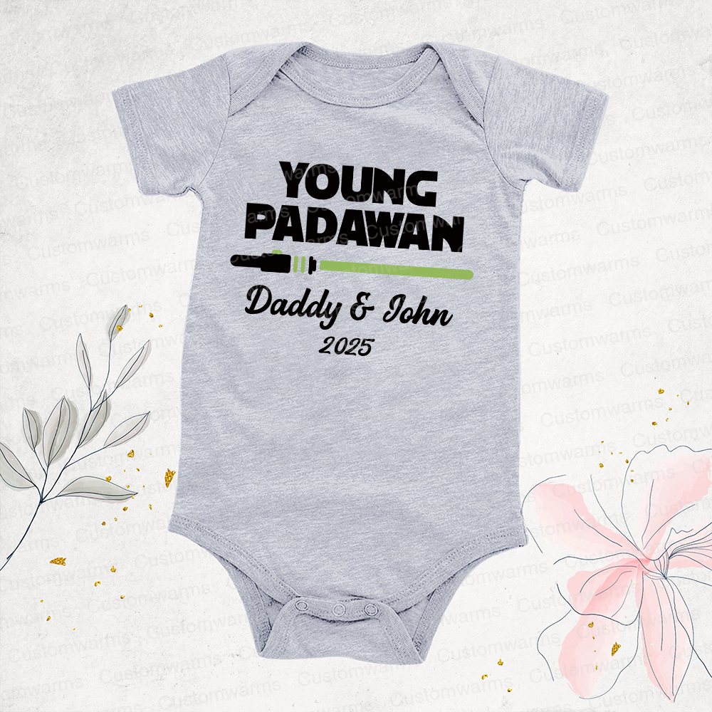 Personalized First Father's Day Daddy and Baby Outfit | CWFamily102