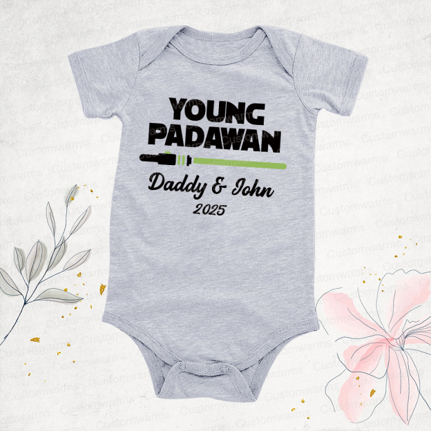 Personalized First Father's Day Daddy and Baby Outfit | CWFamily102