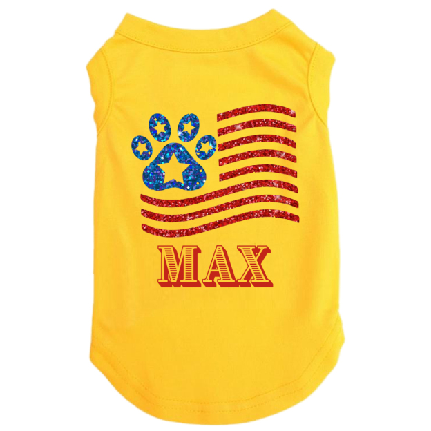 Personalized The 4th of July Soft Pet Shirt | BKPet151
