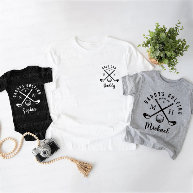 Personalized First Father's Day Daddy and Me Outfit | CWFamily115