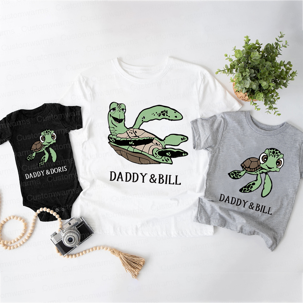 Personalized First Father's Day Daddy and Me Outfit | CWFamily117