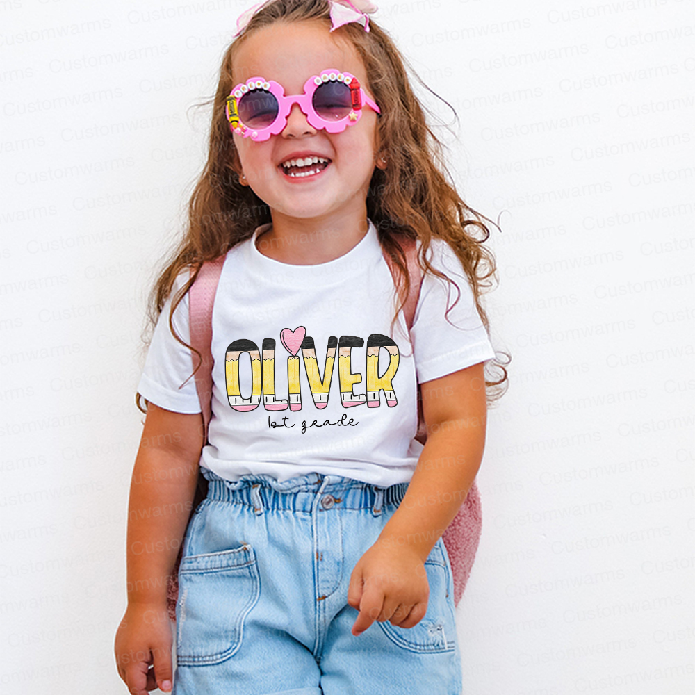 Personalized First Day Of Back To School Shirt | CWSchool09