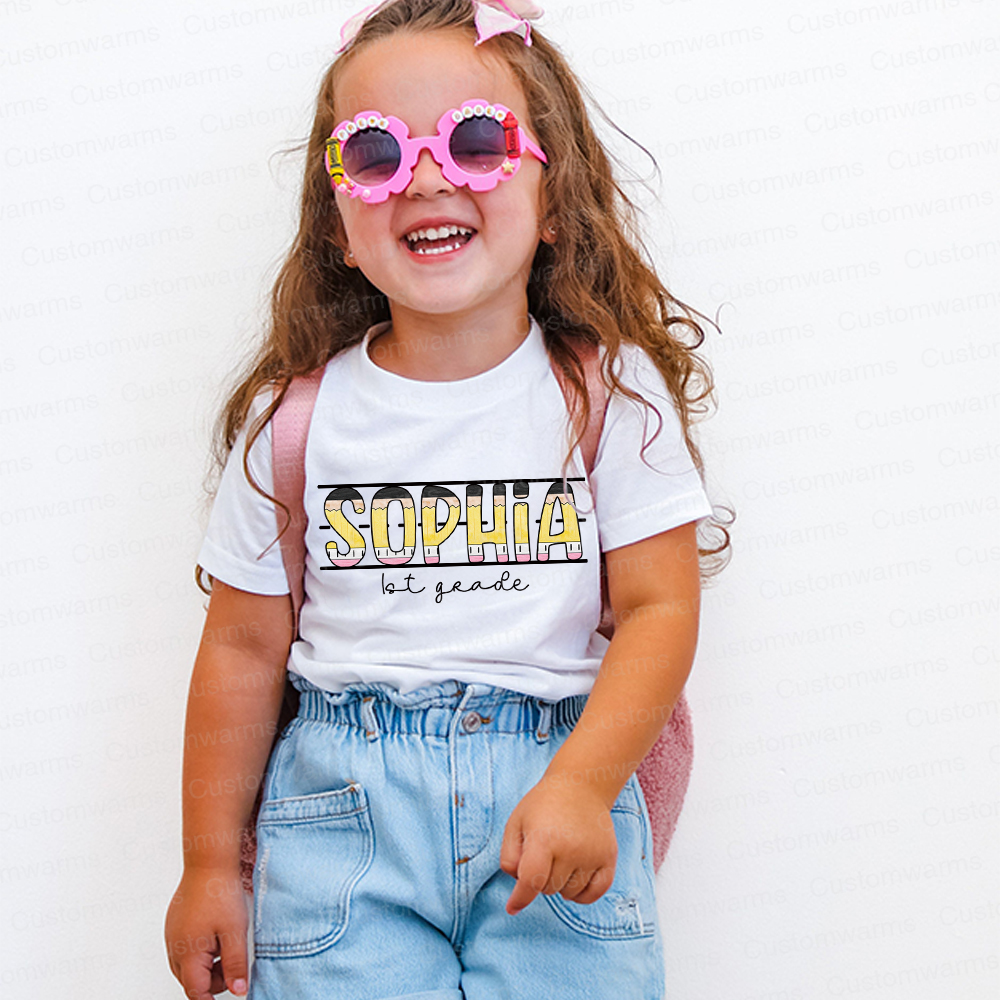 Personalized First Day Of Back To School Shirt | CWSchool10