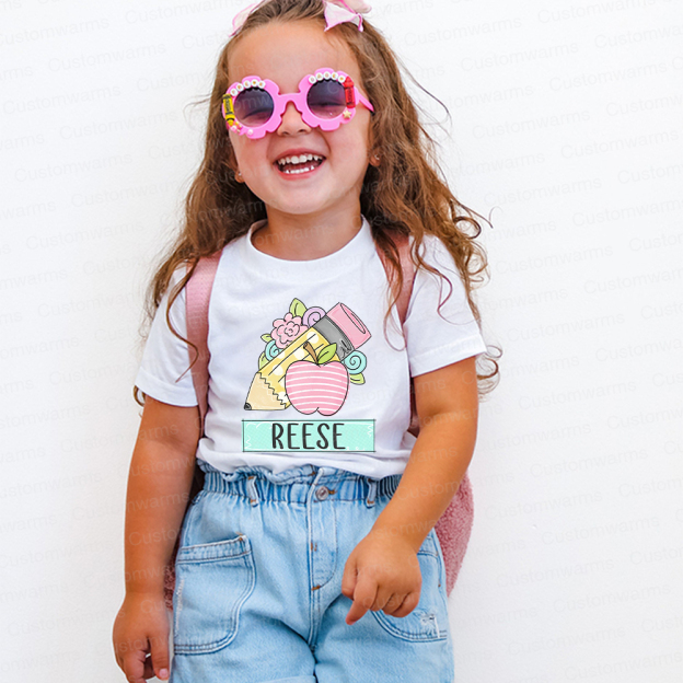Personalized First Day Of Back To School Shirt | CWSchool13