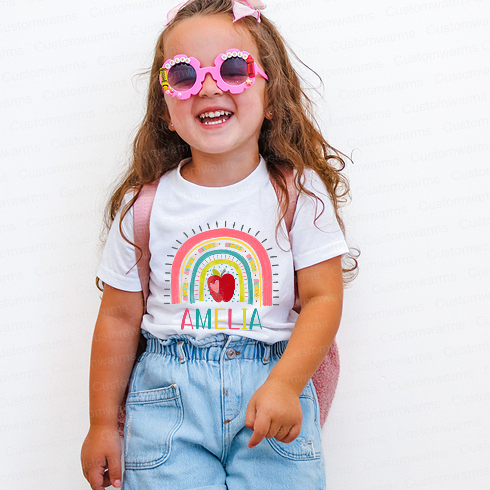 Personalized First Day Of Back To School Shirt | CWSchool14