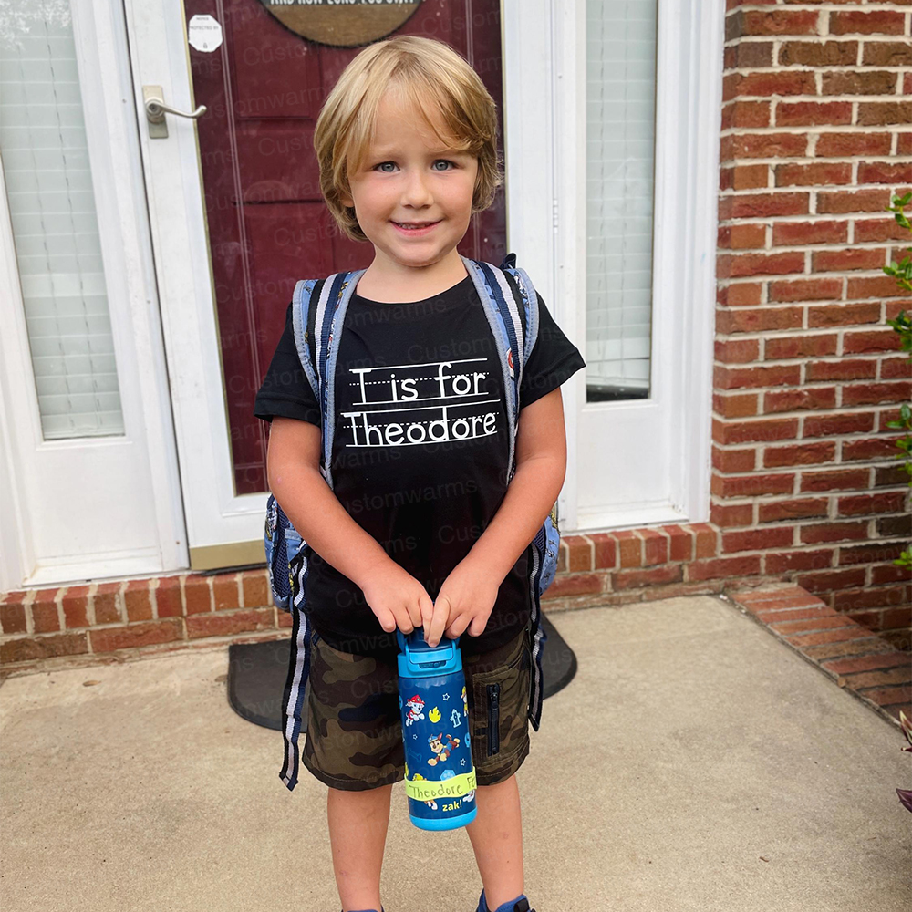 Personalized First Day Of Back To School Shirt | CWSchool20