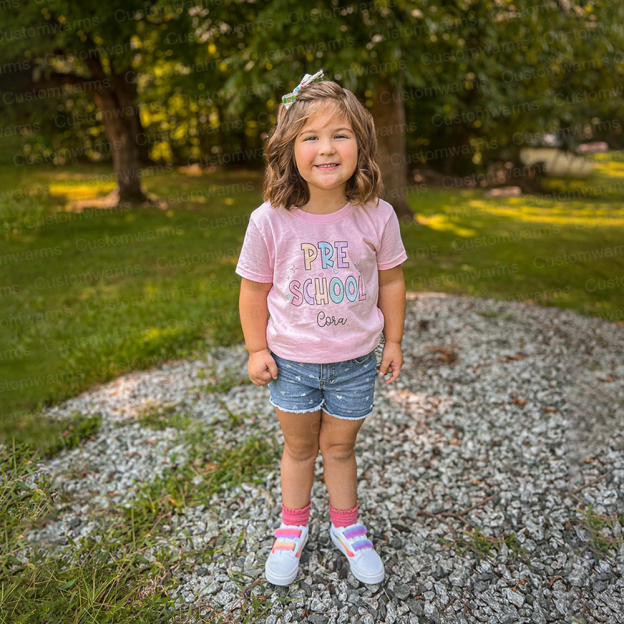 Personalized First Day Of Back To School Shirt | CWSchool28