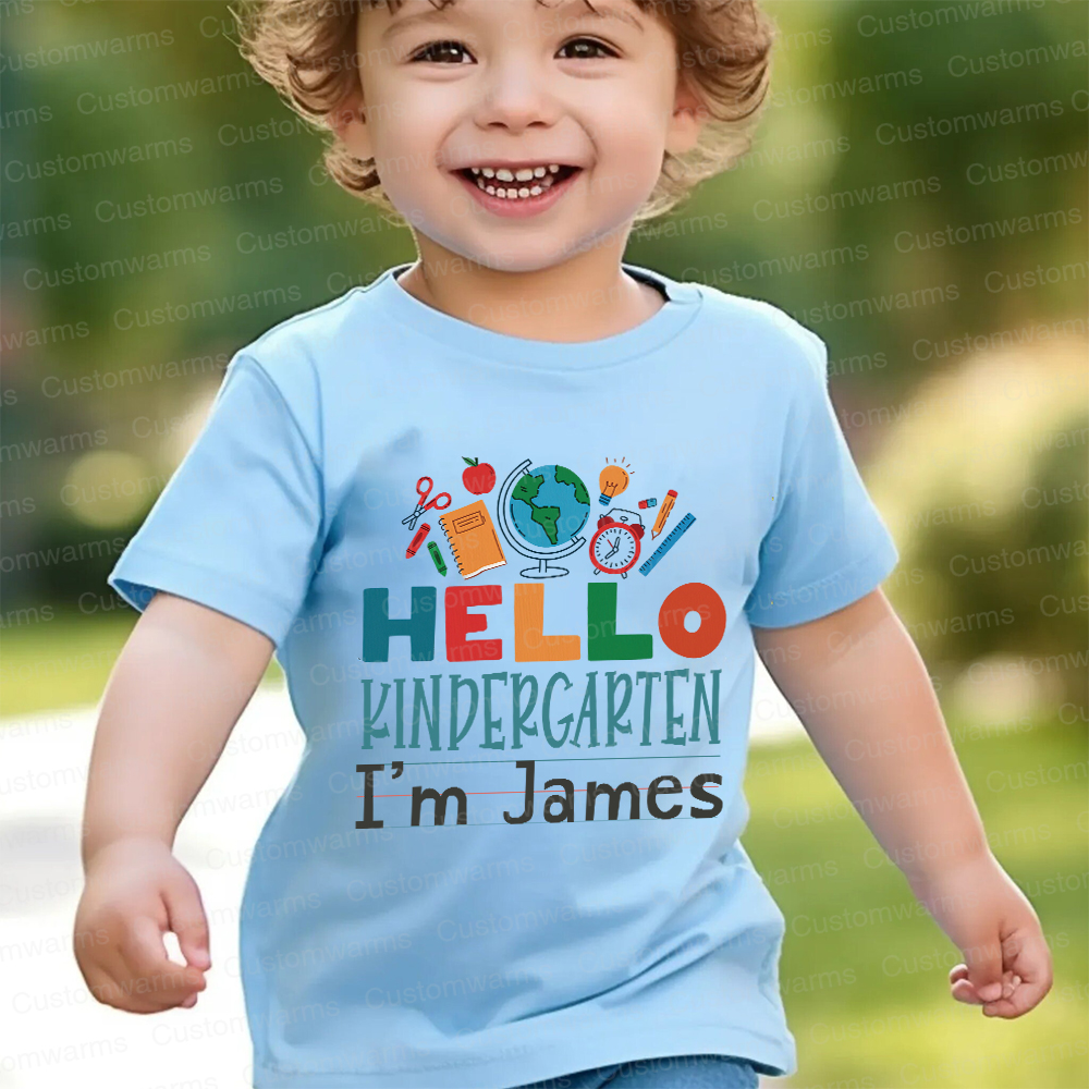 Personalized First Day Of Back To School Shirt | CWSchool31