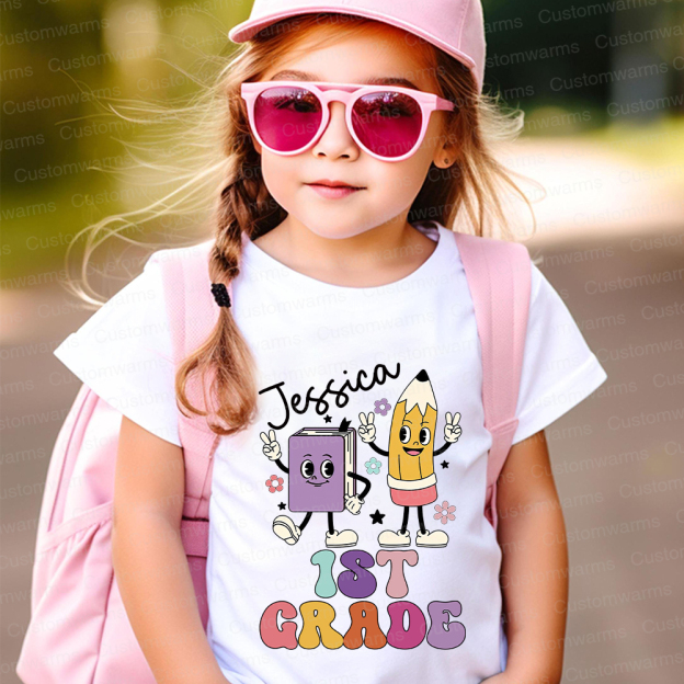 Personalized First Day Of Back To School Shirt | CWSchool32