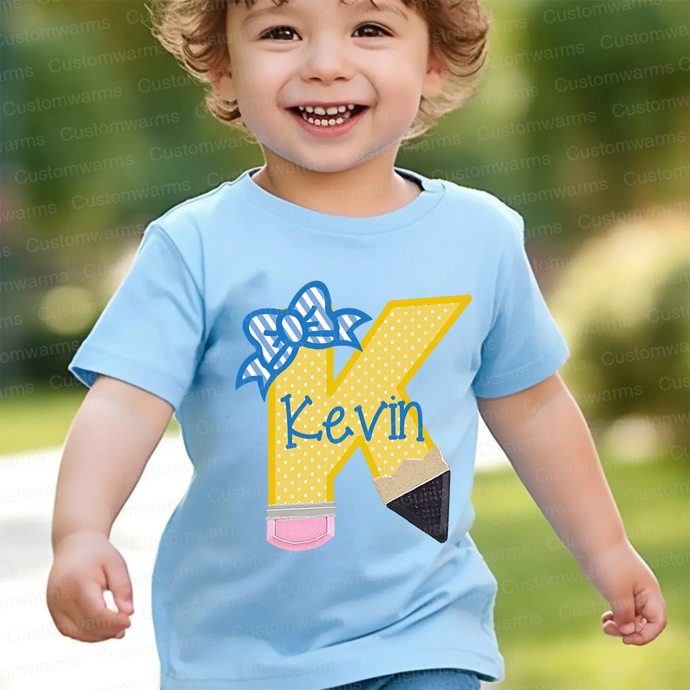 Personalized First Day Of Back To School Shirt | CWSchool33