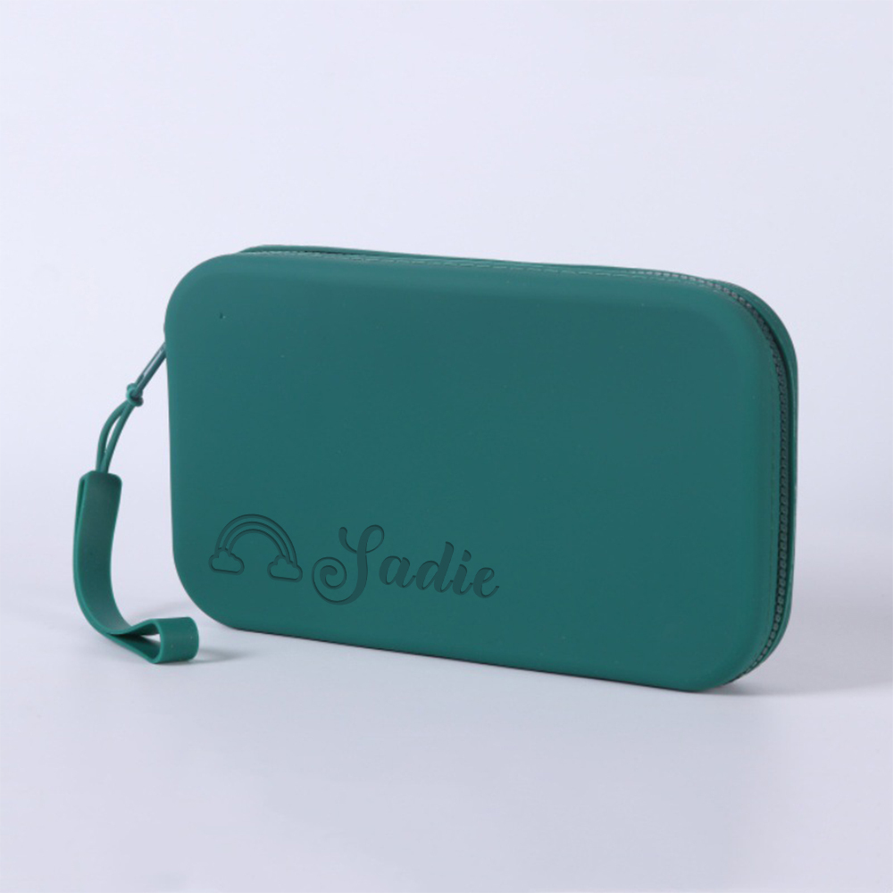 Personalized Engraved Silicone Makeup Bag | CWPack296