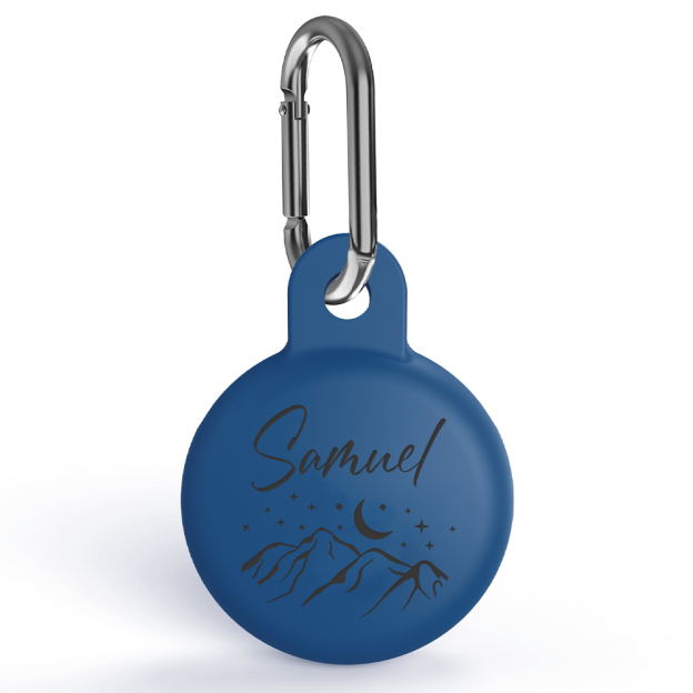 Personalized Pet AirTag Silicone Collar Holder | BKPet174