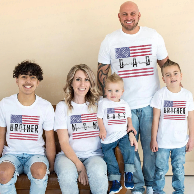 Personalized Matching 4th of July Family Shirt | CWFamily118