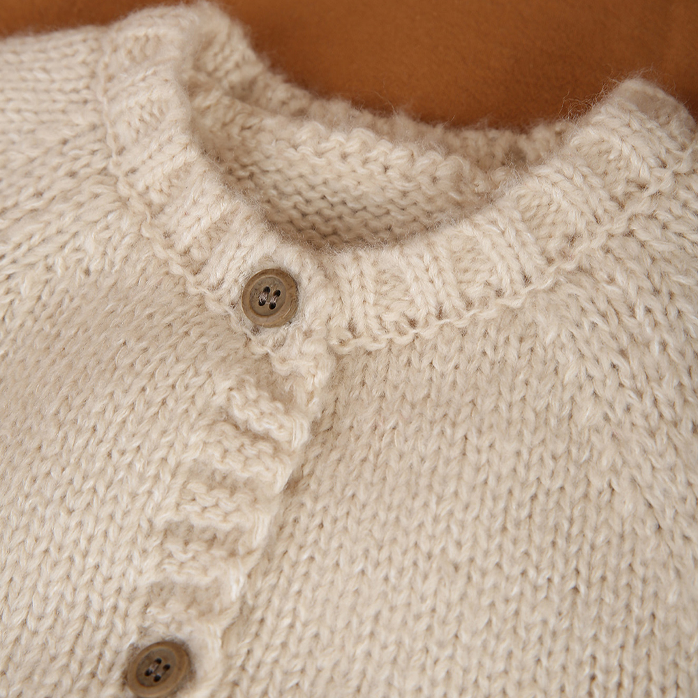 Personalized Hand Embroidered Baby Cardigan | CWBaby281