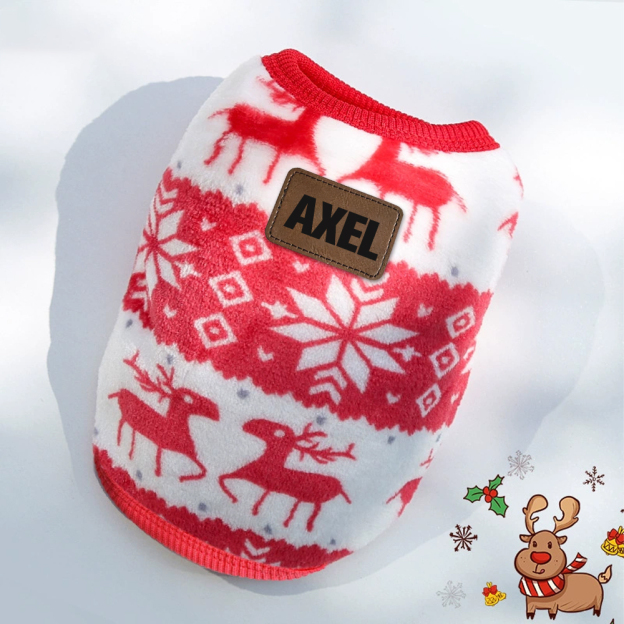 Personalized Cute Pet Soft Plush Fleece Vest | BKPet194