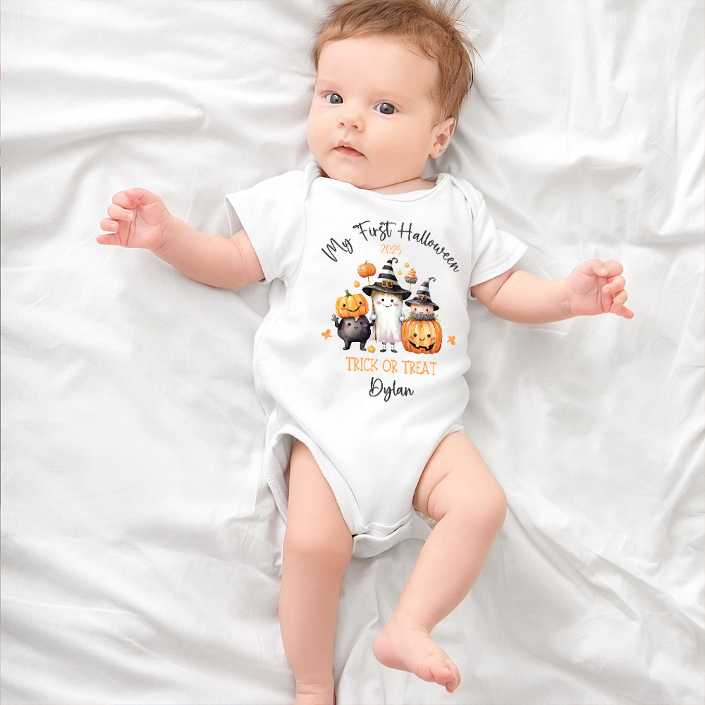 Personalized Baby Lovely First Halloween Outfit | CWHalloween24