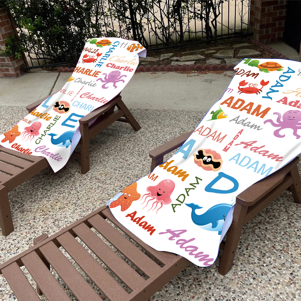 Personalized Lovely Kid Towel for Summer & Beach | CWTowel115
