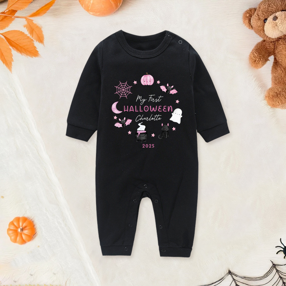 Personalized Baby Lovely First Halloween Outfit | CWHalloween28