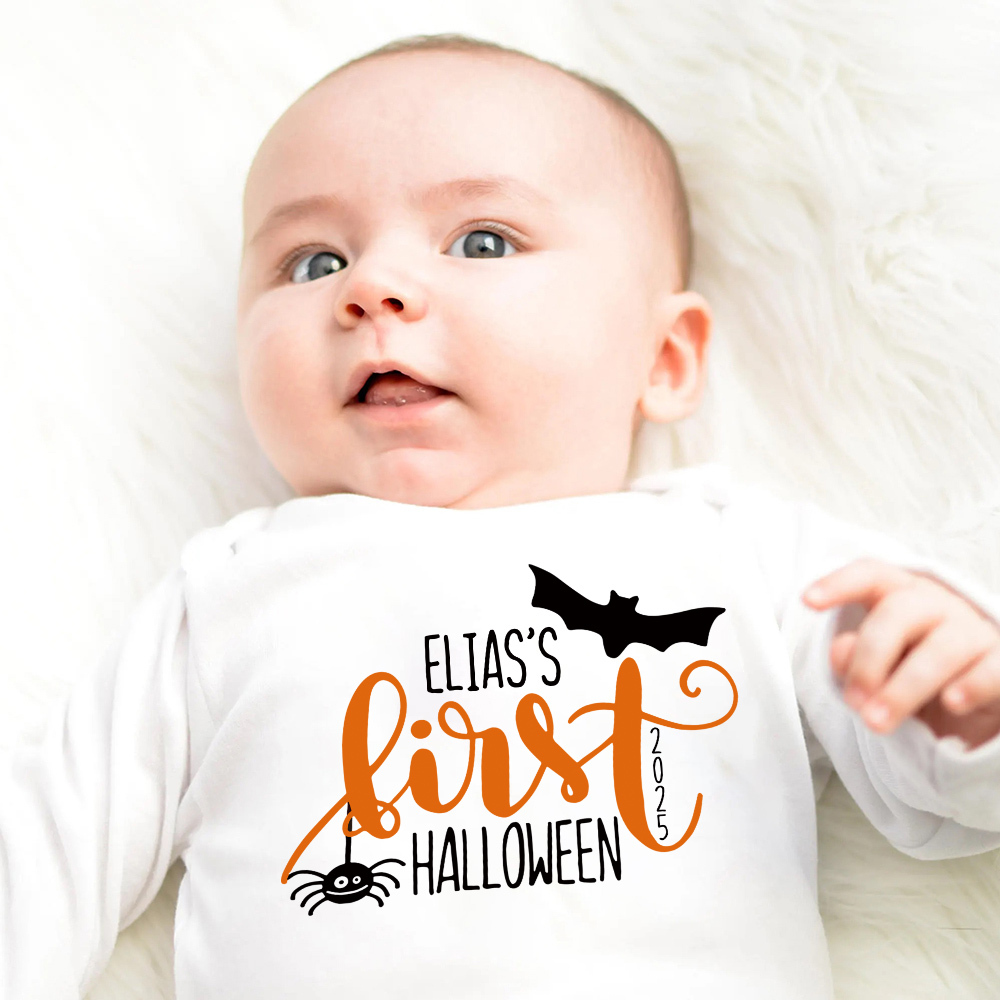 Personalized Baby First Pumpkin Outfit Set | CWHalloween62