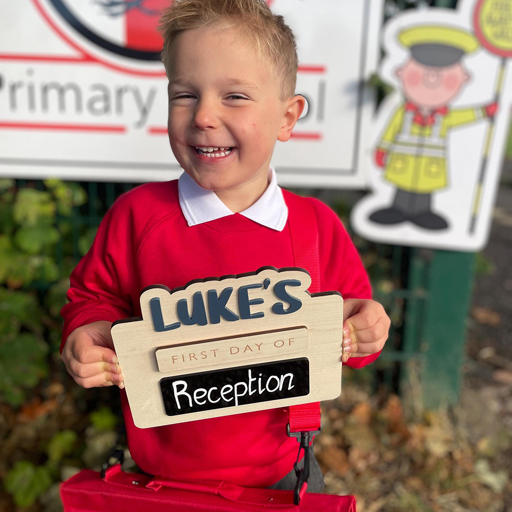Personalised First and Last Day of School Memory Photo Board | CWToy145
