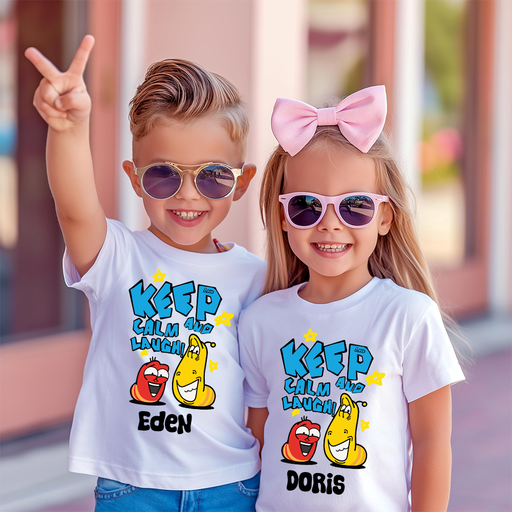 Personalized Larva's Halloween Funny Kid Shirt | Larva13