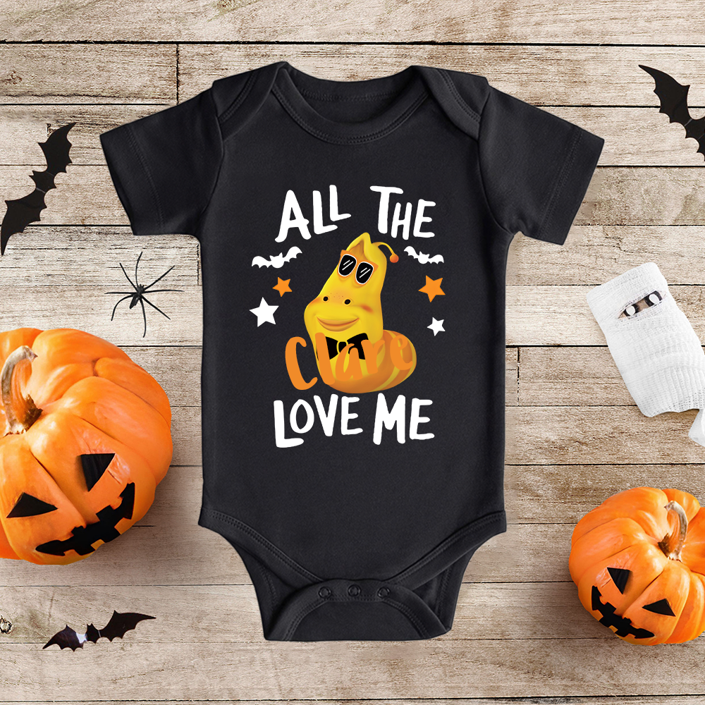 Personalized Larva's Halloween Funny Baby Romper | Larva17