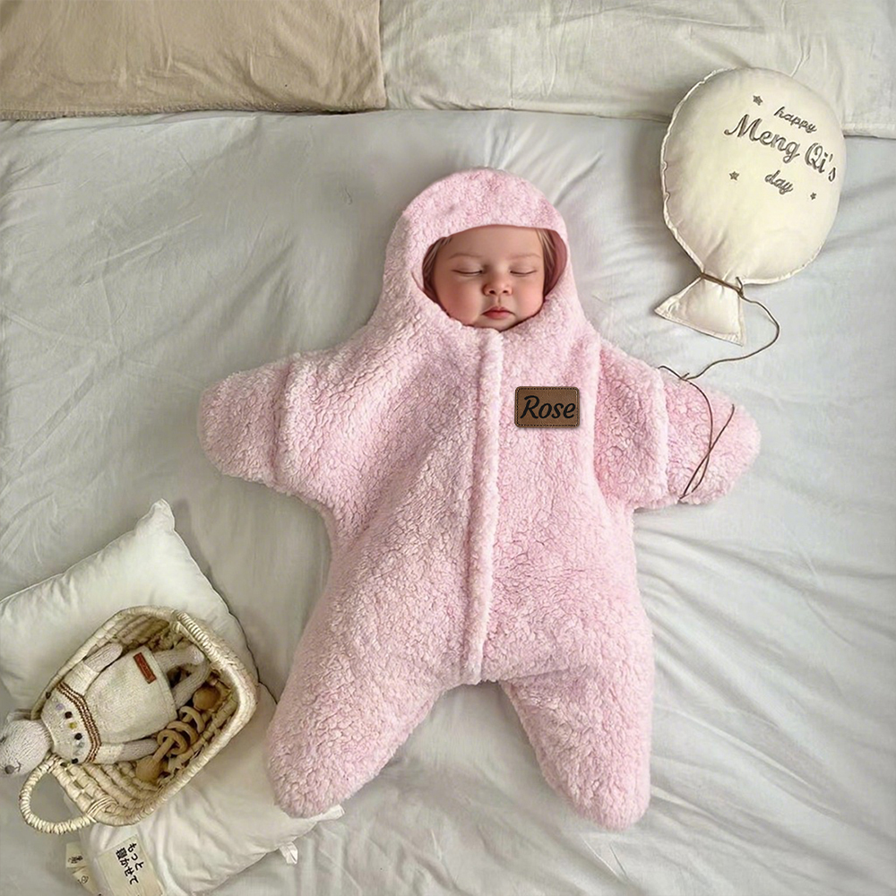 Personalized Baby Newborn Starfish Warm Sleeping Bag | CWBaby293