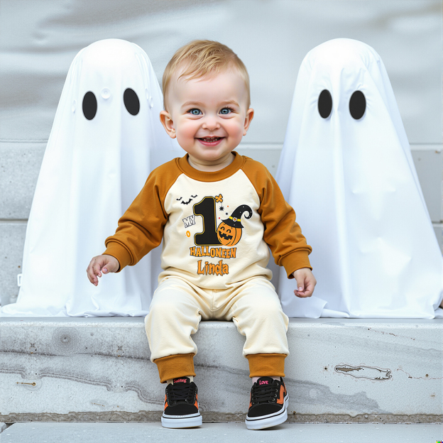 Personalized Baby First Halloween Romper | CWHalloween70