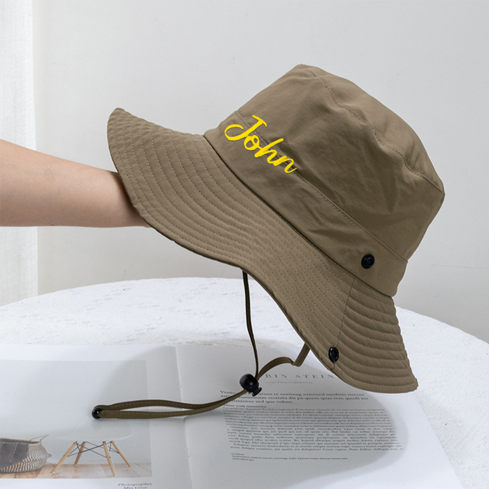 Personalized Embroidery Bucket Hat for Comfort & Unique | CWBeach146