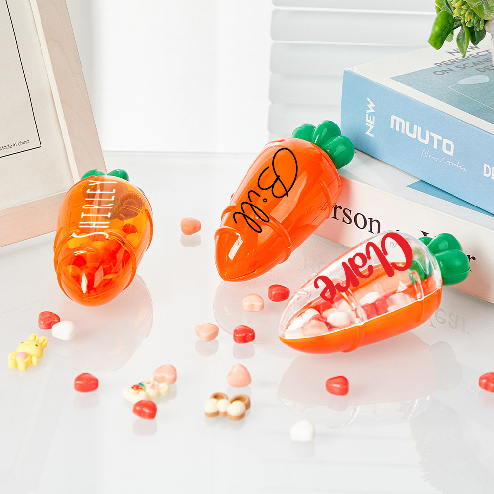 Personalised Plastic Stuffable Easter Carrots | CWEaster37