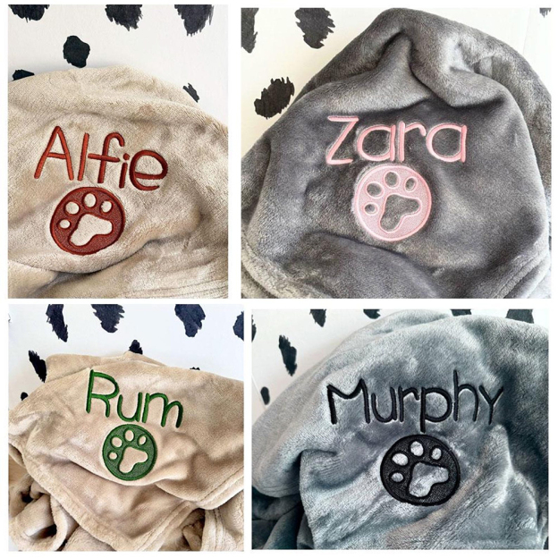 Personalized Warm Pet Blanket for Comfort & Unique | BKPet239